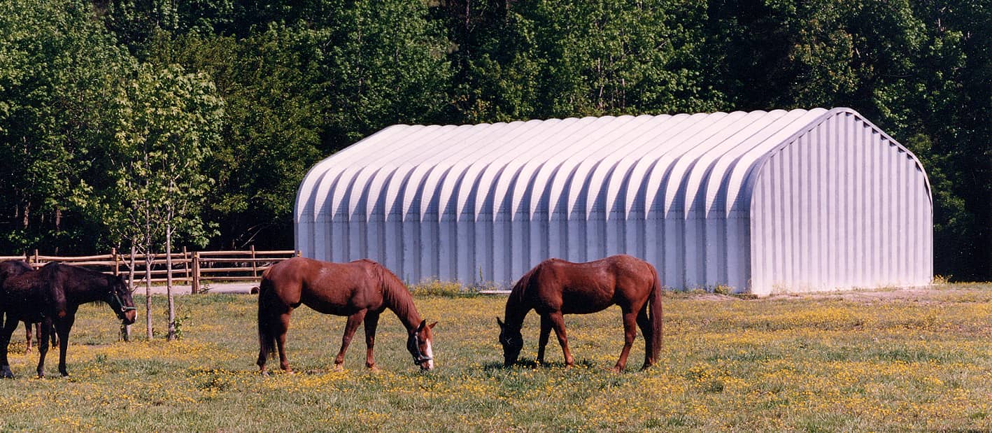 Steel farm buildings
