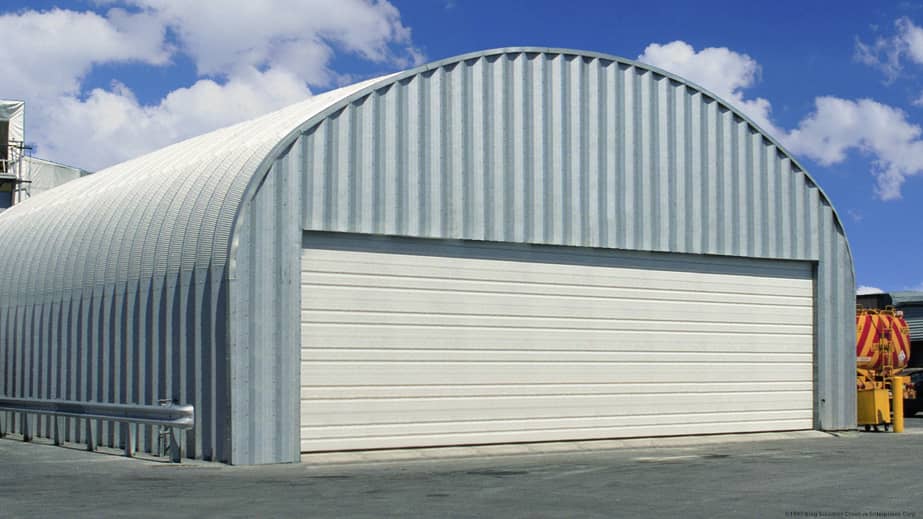 industrial garage building