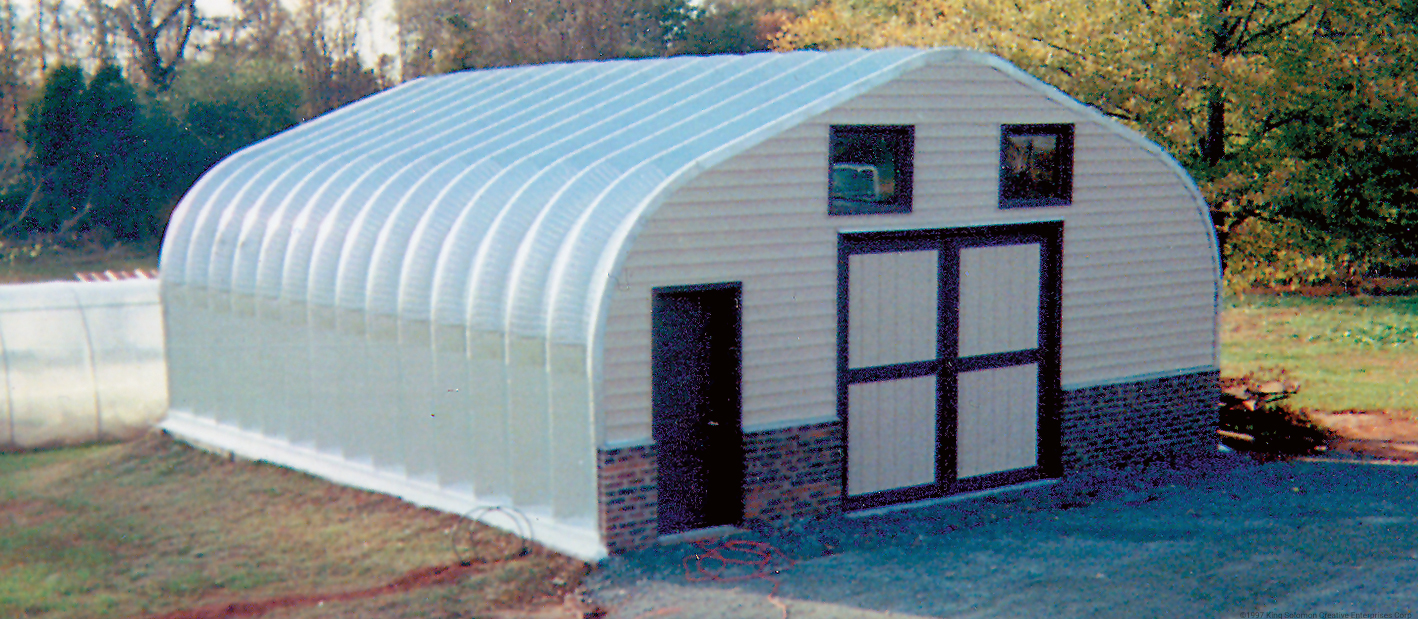 Steel storage sheds