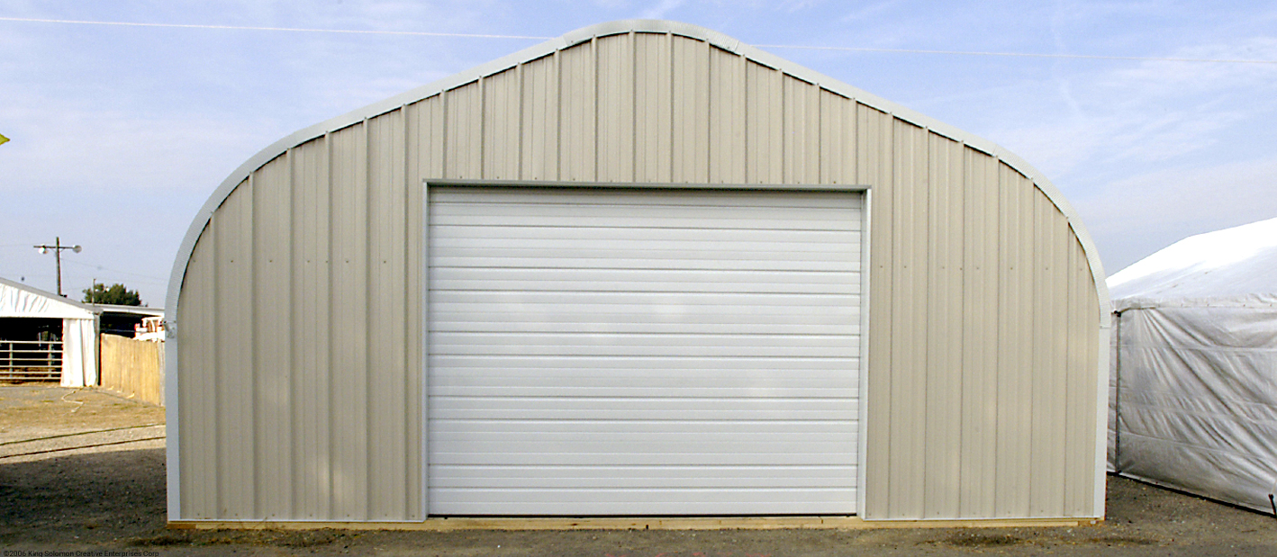 Steel storage sheds
