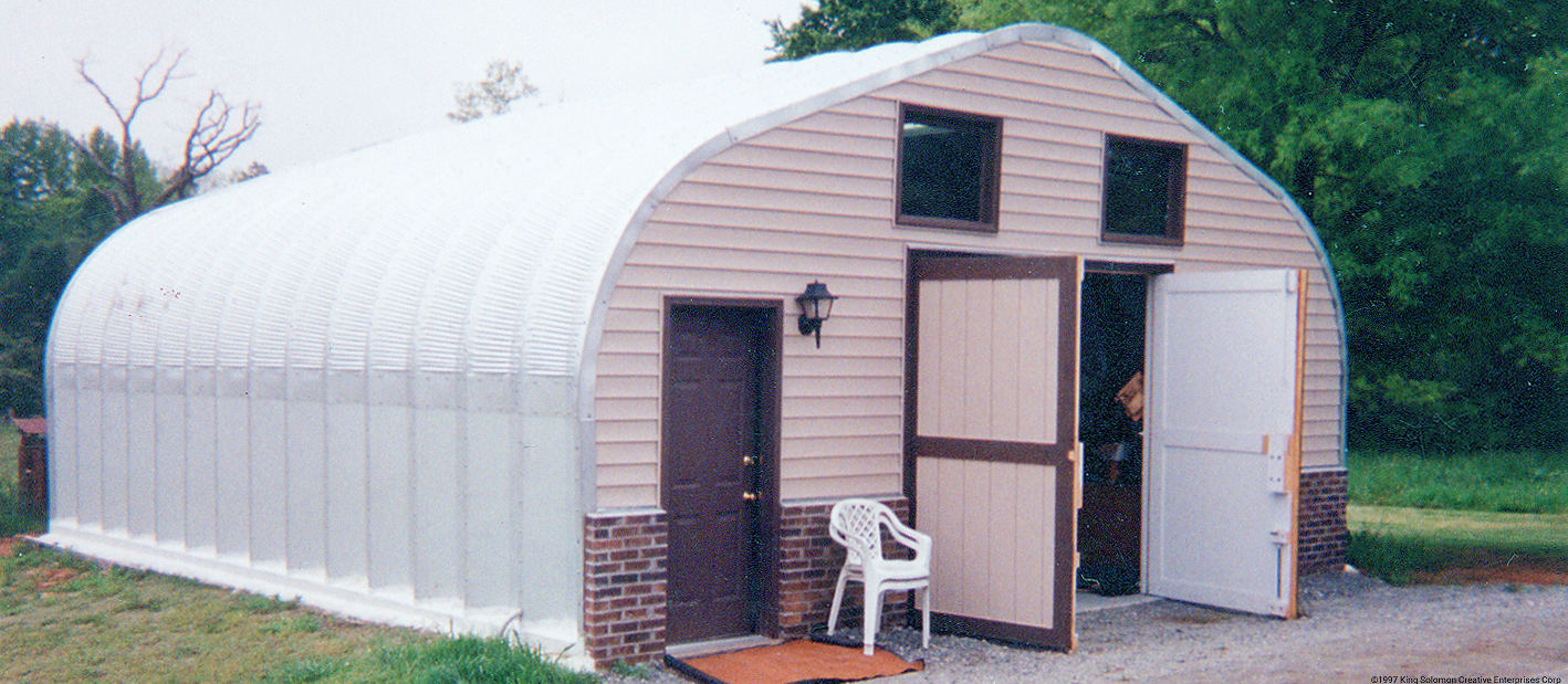 Steel storage sheds