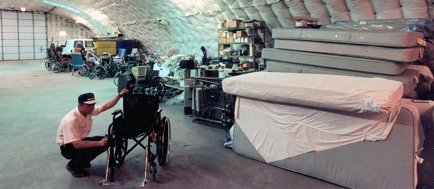 Steel storage sheds
